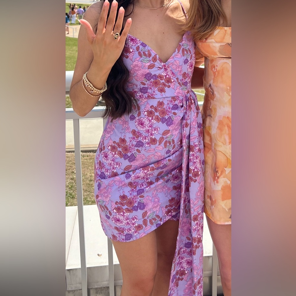 Fashion Nova purple mini dress